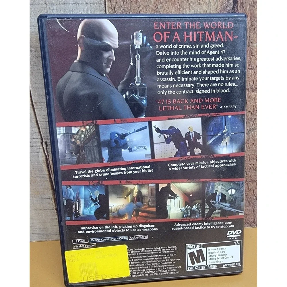 Hitman Contracts Sony PlayStation 2 PS2 Game CIB Complete with Manual SLUS 20882
